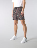 Black Feltham Paisley Swim Shorts