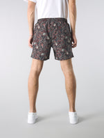 Black Feltham Paisley Swim Shorts