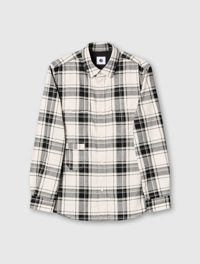 Stone Woolwich Check Shirt