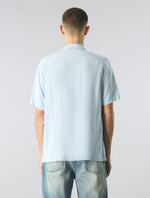 Blue Islington Cuban Collar Shirt