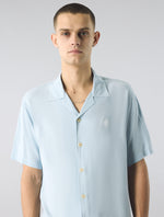 Blue Islington Cuban Collar Shirt