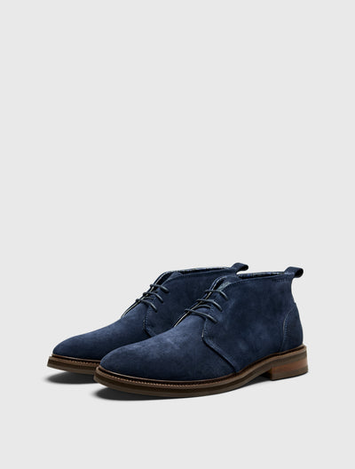 Navy Handley Boot