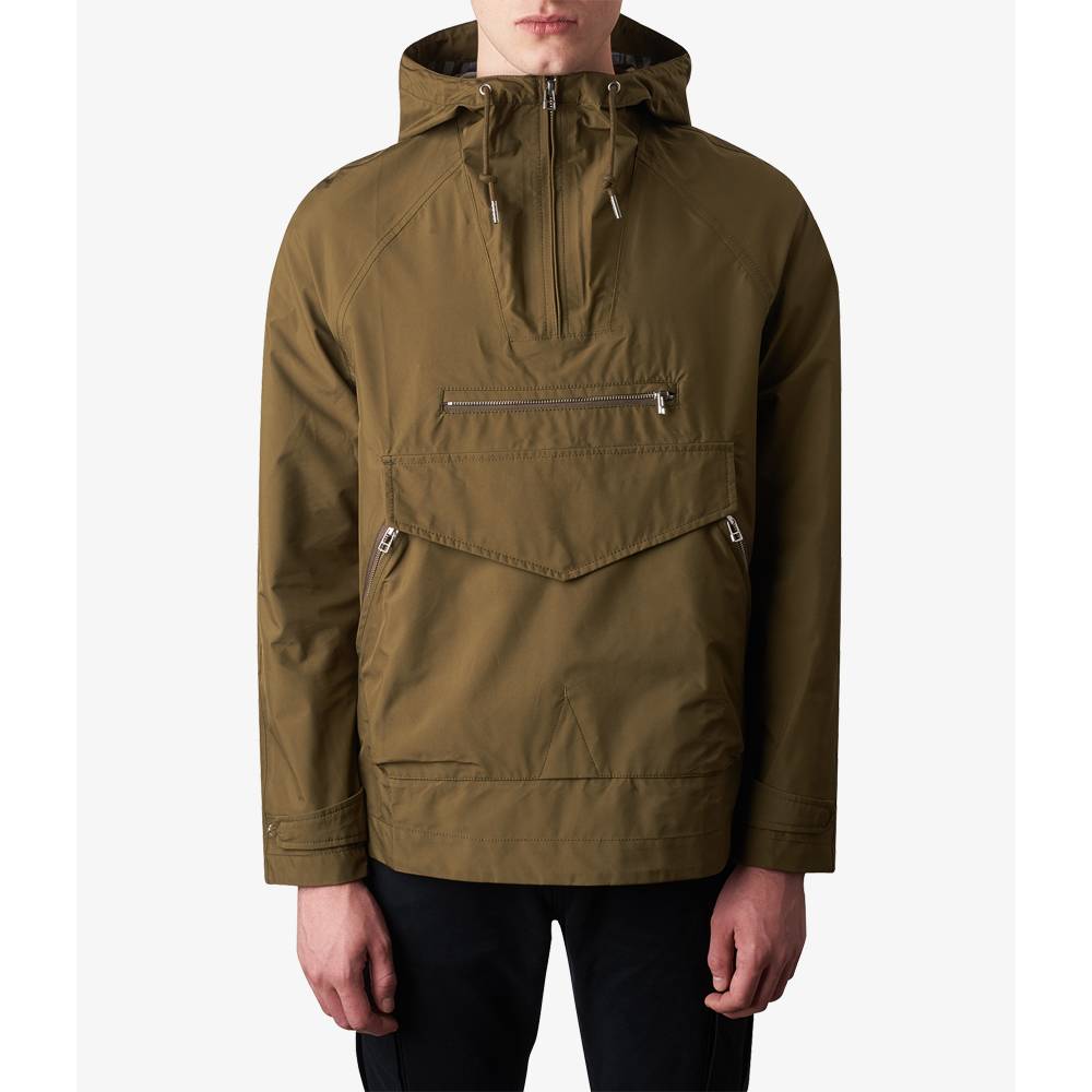 Water Resistant Overhead Hooded Jacket | Pretty Green | Online Shop