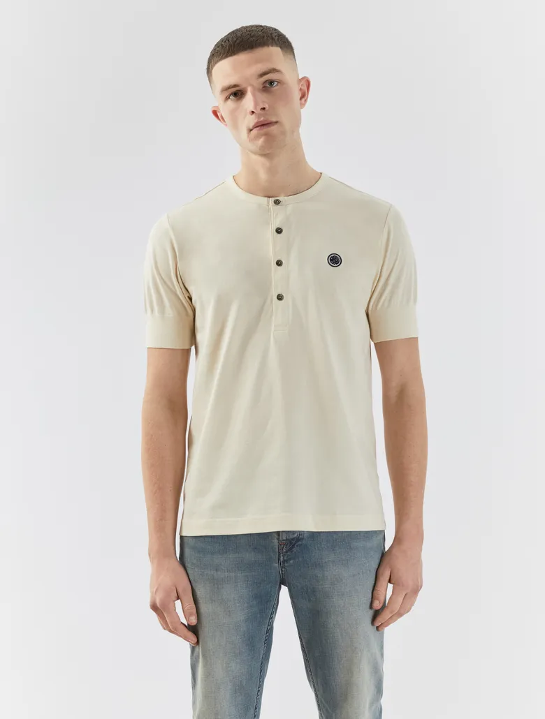 Pretty Green Men's Long Sleeve Polo T Shirt