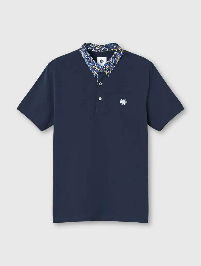 Pretty green paisley 2024 collar polo shirt