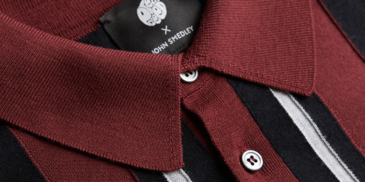 pretty green knitted polo