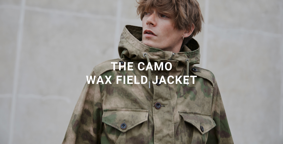 camouflage wax jacket